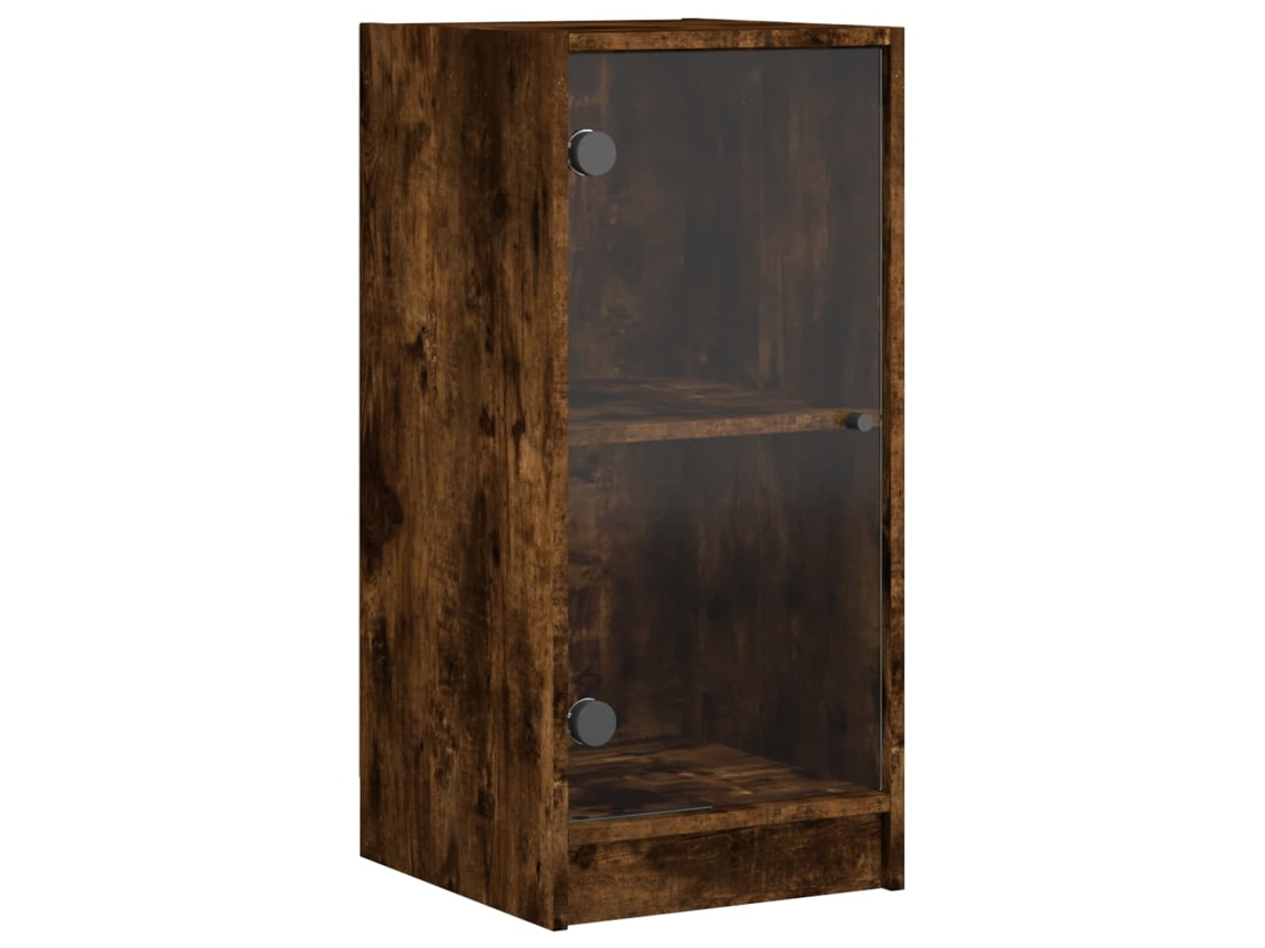 Side Cabinet, Side Cabinets Vidaxl Marrom Madeira Processada (n/a)