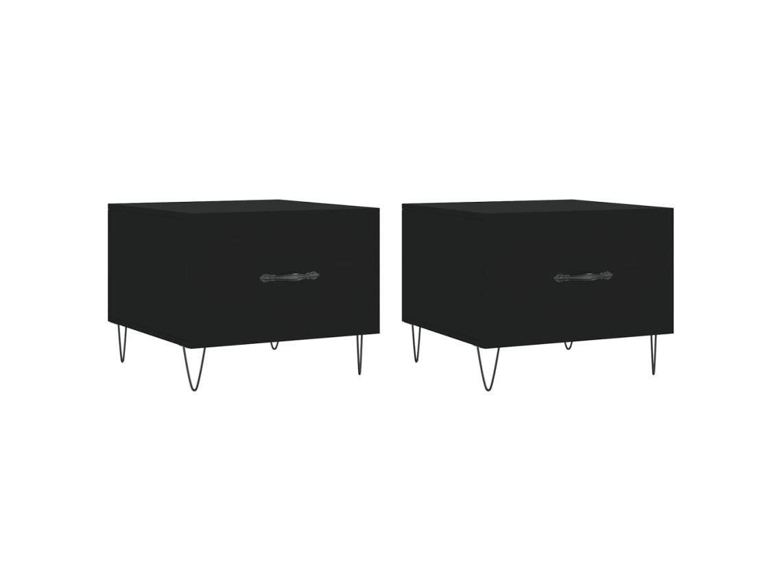 Coffee Table, Coffee Tables Vidaxl Preto Madeira Processada (n/a)