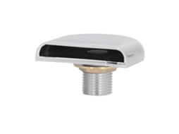 Boca de Torneira Cascata S/MARCA para banheira spa prata com rosca G1/2
