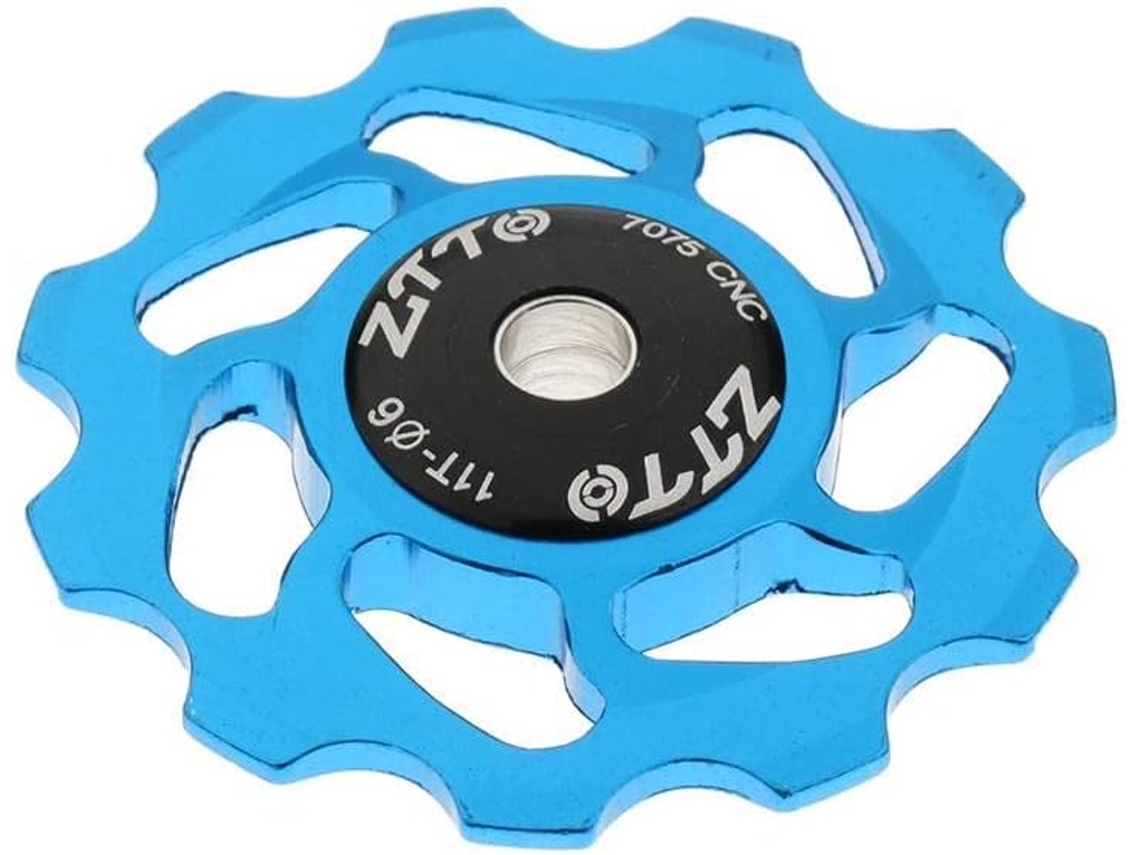 Polia traseira para bicicleta Harilla, com roda de cerâmica, alumínio, compatível, ajustável, leve | S/MARCA