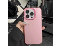 Conjunto De 2 Capas Rígidas Prateadas Para Iphone 17 Pro, Cor Prata Imd.