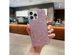 Lurelia Capa Iphone 12 Pro Max Tpu Brilho Rosa