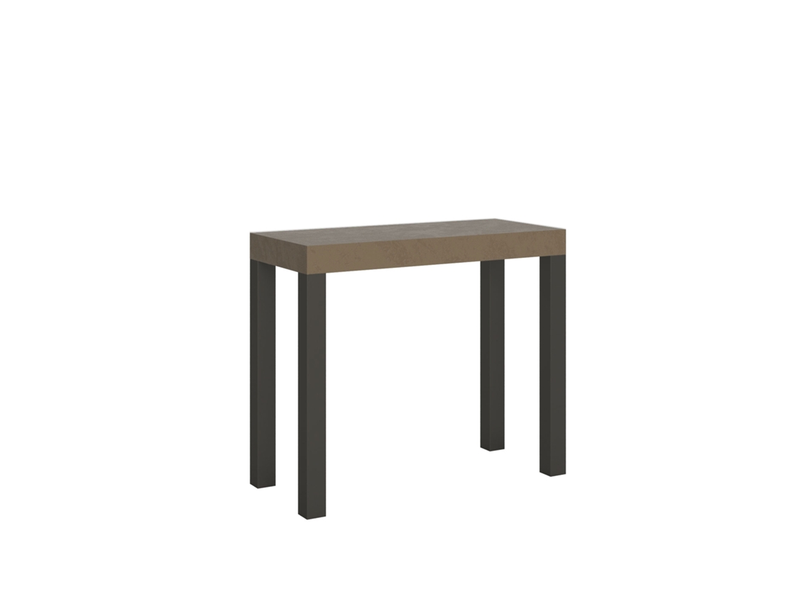Mesa De Consola Extensível 90x40/300 Cm Everyday Cinza Pomba Itamoby
