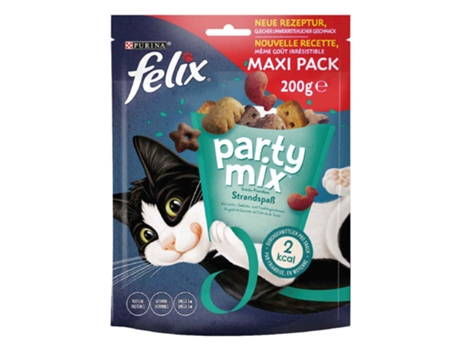 Purina Felix Ocean Salmão, Bacalhau e Truta Party Mix Petisco para Gatos
