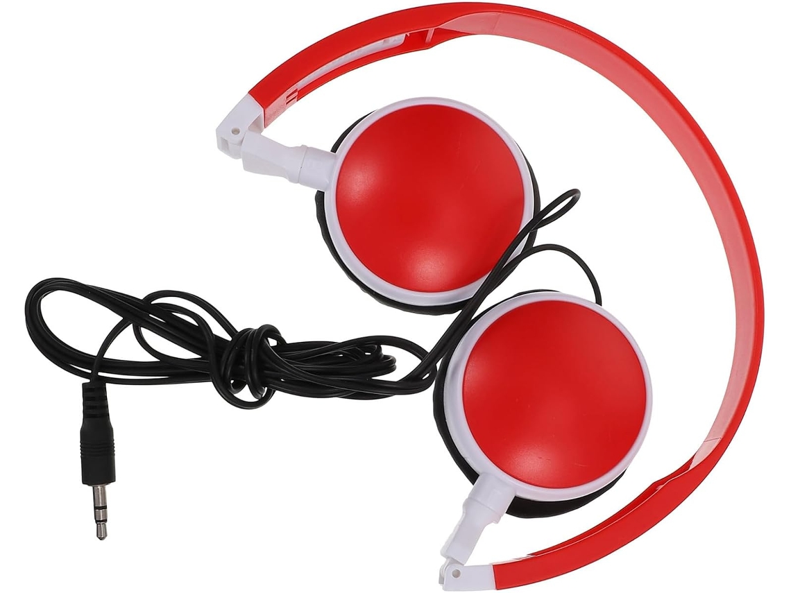 Frcolor Casque Confortável E Garçon Stéréo Para Pliable Prize Filles Audio Jack 3, 5mm, Filaire Abs Et Pvc