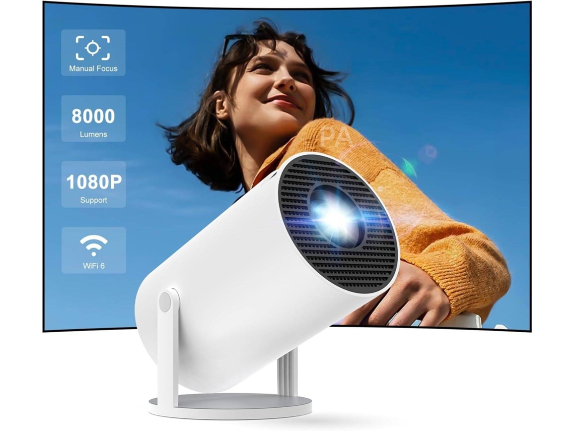 Projetor 5g 4k Smart Hd Led Wifi Bluetooth Hdmi Usb Android Home Theater Pa Brilvibera