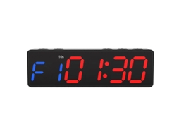 2026 timer de Academia Mini, Relógio de Treino com Bateria Recarregável e Ímã Integrado, Portátil Interval Timer Novo Preto