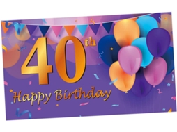 Conjunto de 2 Pingentes, Faixa de Aniversário, Fundo para Fotos, Decoração para Pendurar SFUSHOS