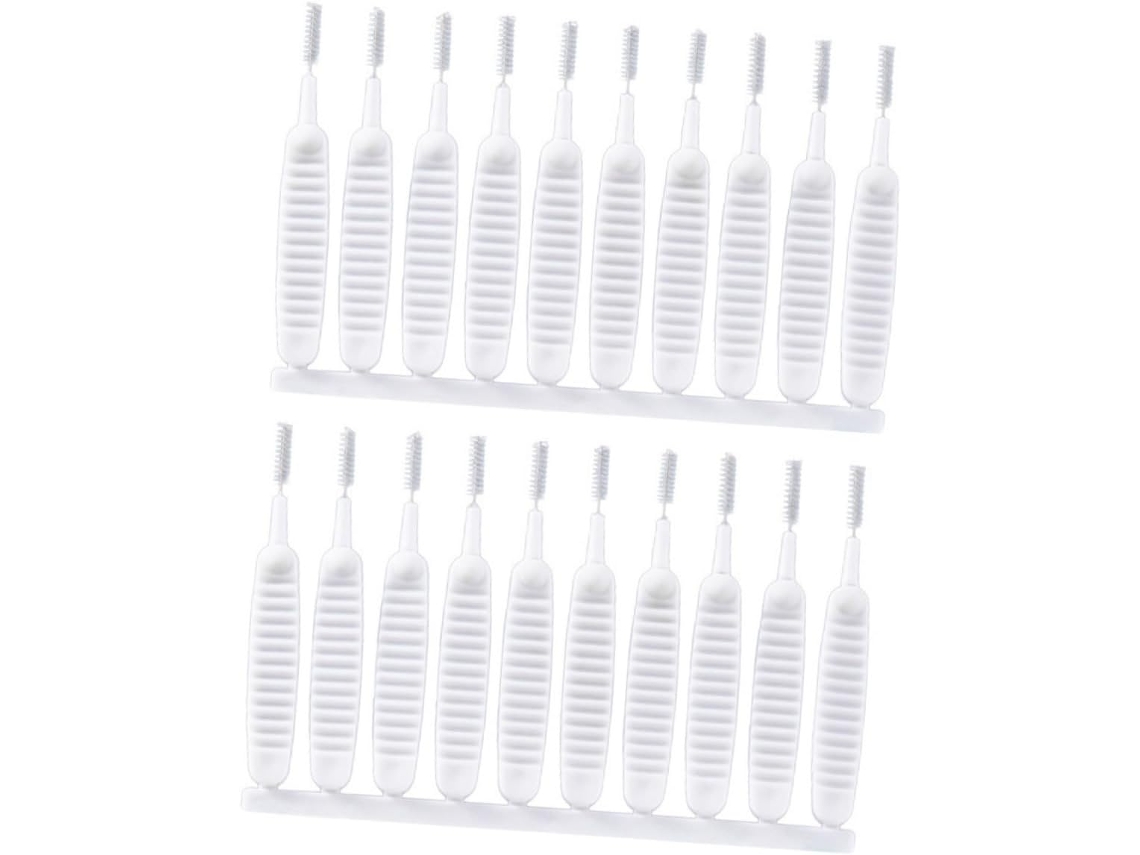 Conjunto De 20 Escovas De Limpeza Doméstica De Plástico Branco