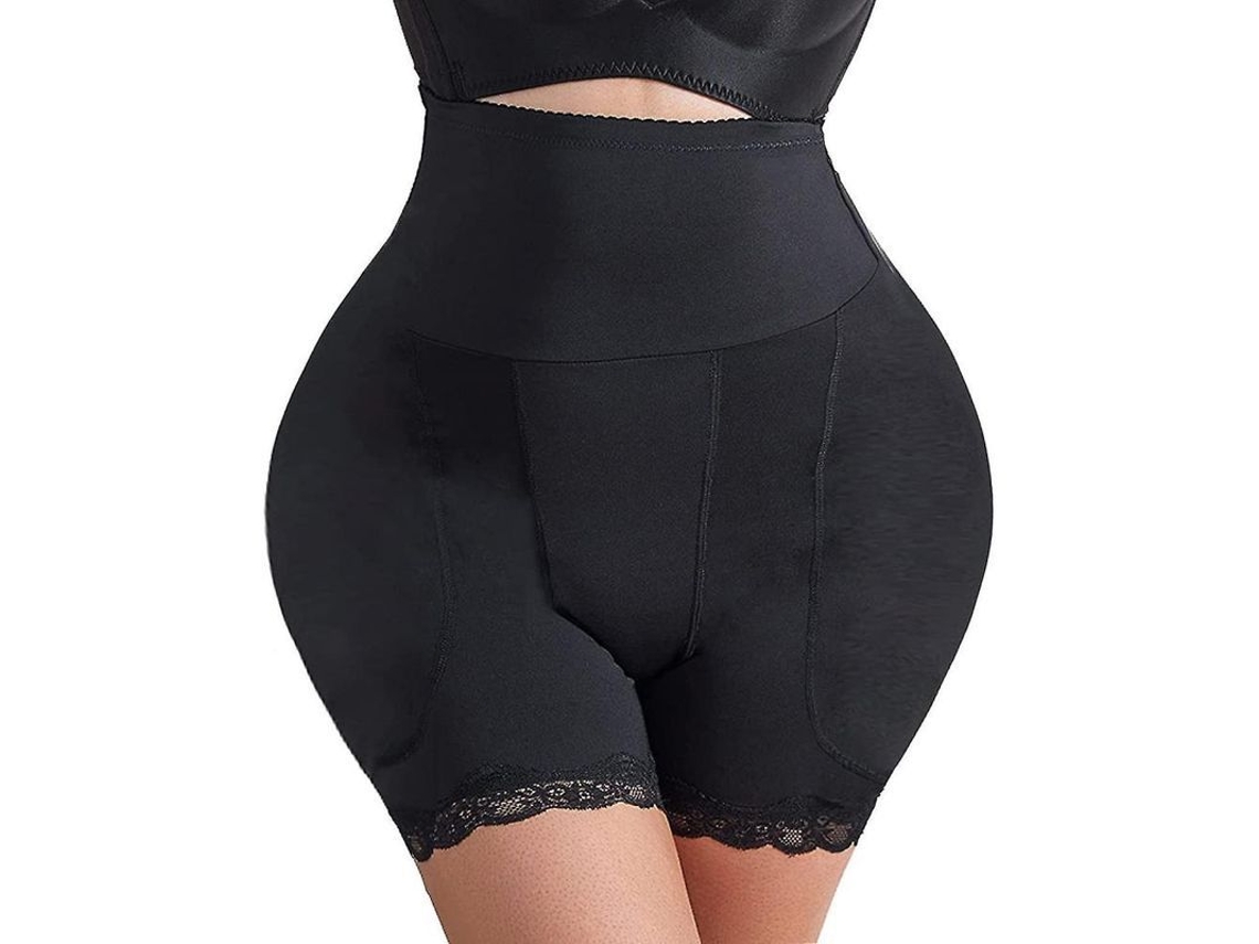 2026-protector De Culo Con Relleno, Lencería Levanta Glúteos Con Control De Abdomen, Ropa Interior Acolchada Para Mujeres Jjr Pequeño Negro