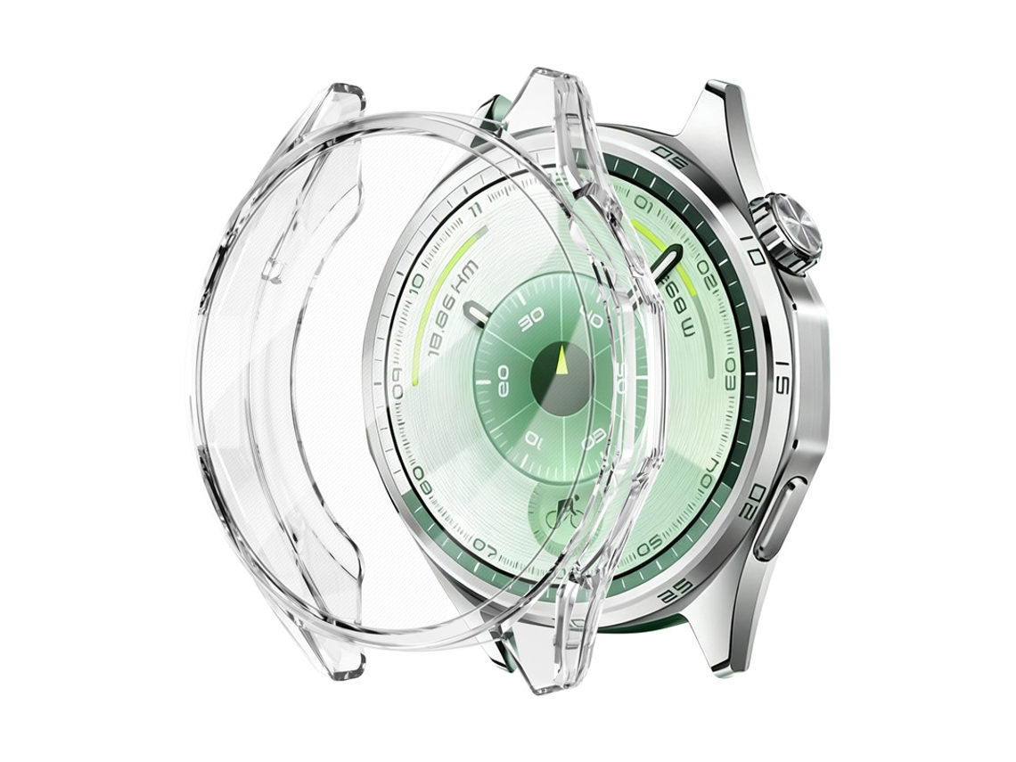 Capa Protetora de Tpu Macio para Huawei Watch Gt6 46mm transparente HEXINYIGJLY