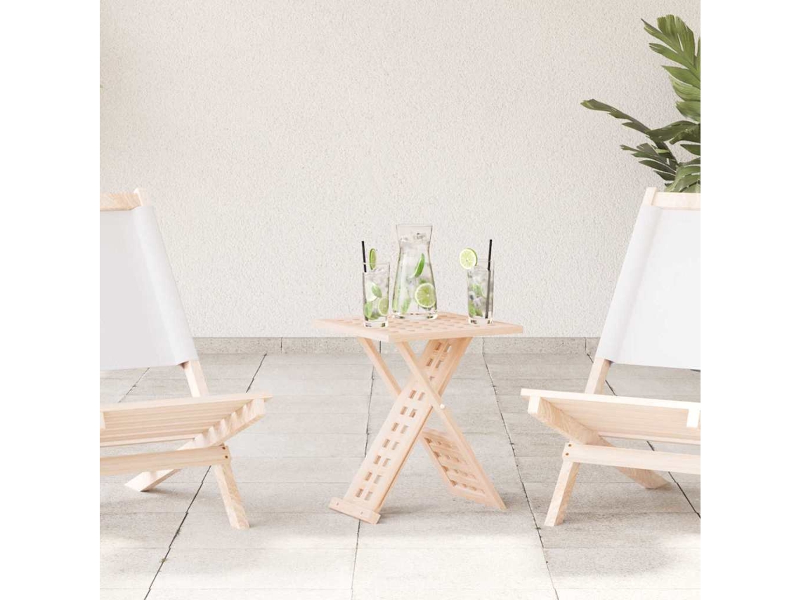 Vidaxl Mesa De Centro Castanho 33 X 33 X 40,5 Cm Madeira De Noz Maciça
