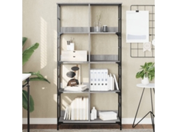 Vidaxl Estante 78,5x33x153 Cm Derivados De Madeira Cinzento Sonoma