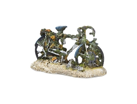 Decoração Aquário Bicycle Wreckage
