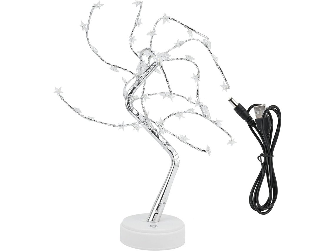 Luminária De Mesa Portátil Com Luz Quente, Alimentada Por Usb, Para
