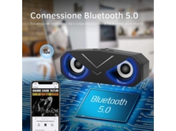 Coluna Bluetooth YIZHOOD Preto