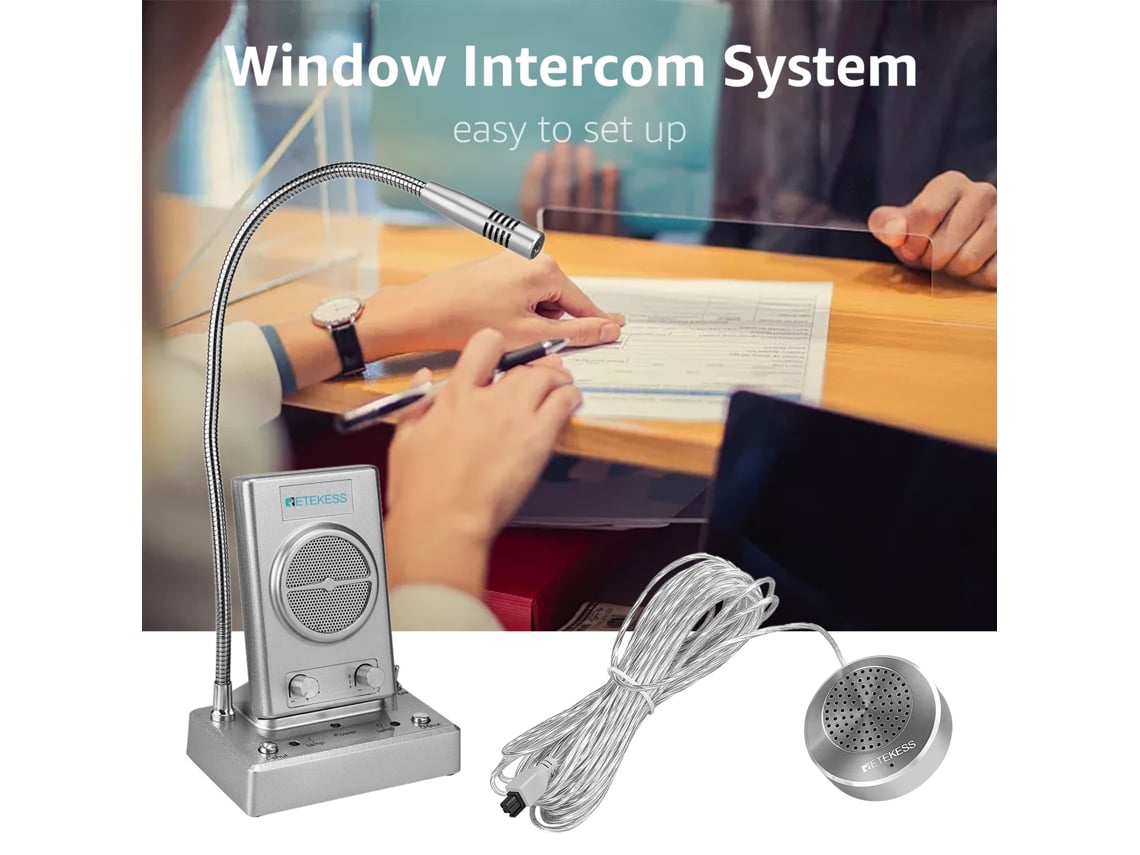 Interfone de Janela EOOCOO para uso em balcões