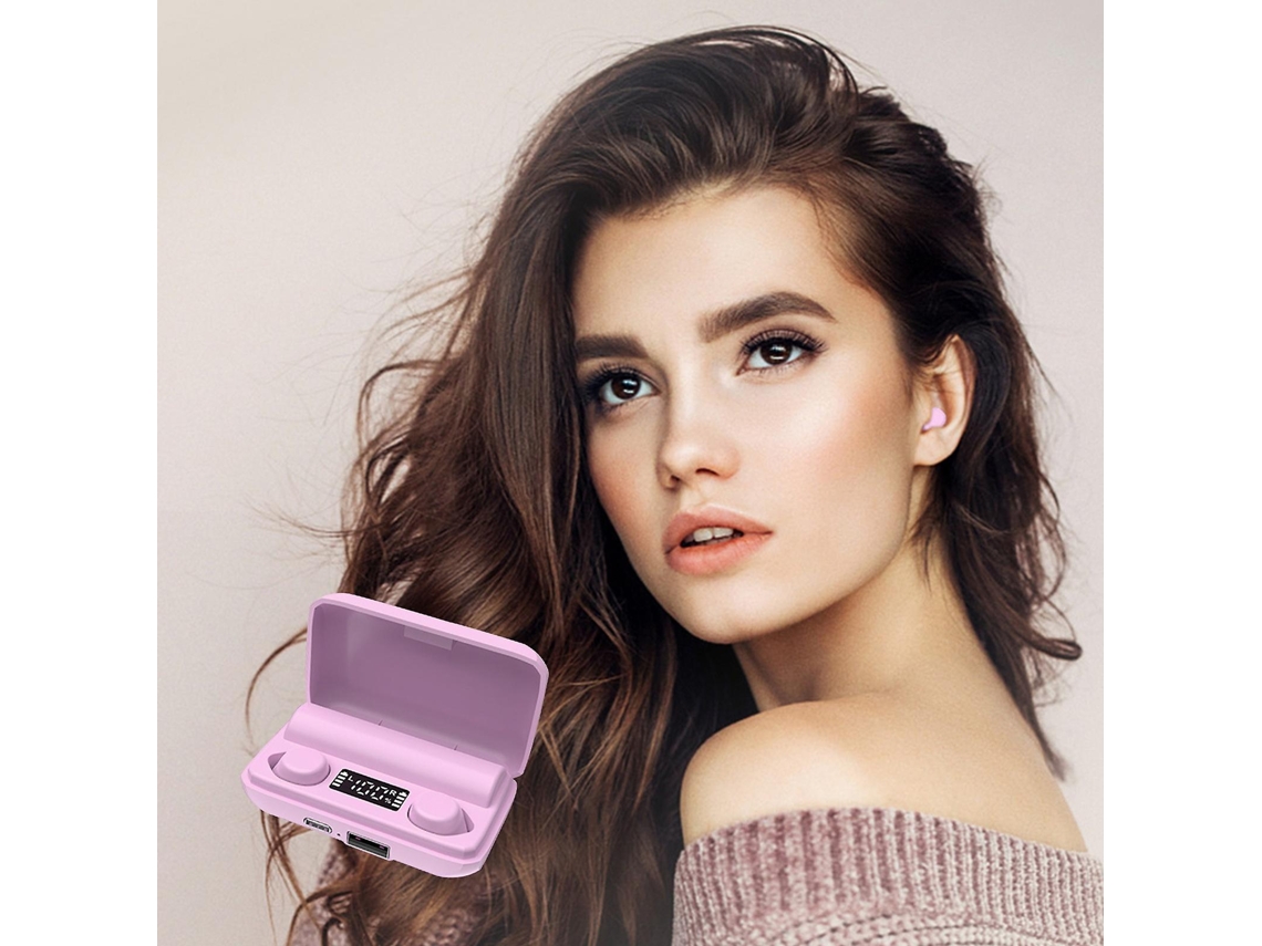 Auriculares Bluetooth True Wireless Digital Power Mini Invisible Binaural Sleep Purple