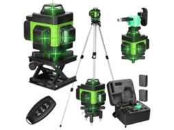 Nível A Laser, Autonivelante, Recarregável Via Usb, 2 Baterias