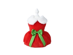 2026 vestido Navideño para Perro Gato Con Cuello de Pelo Traje Papá Noel Invierno Mascota