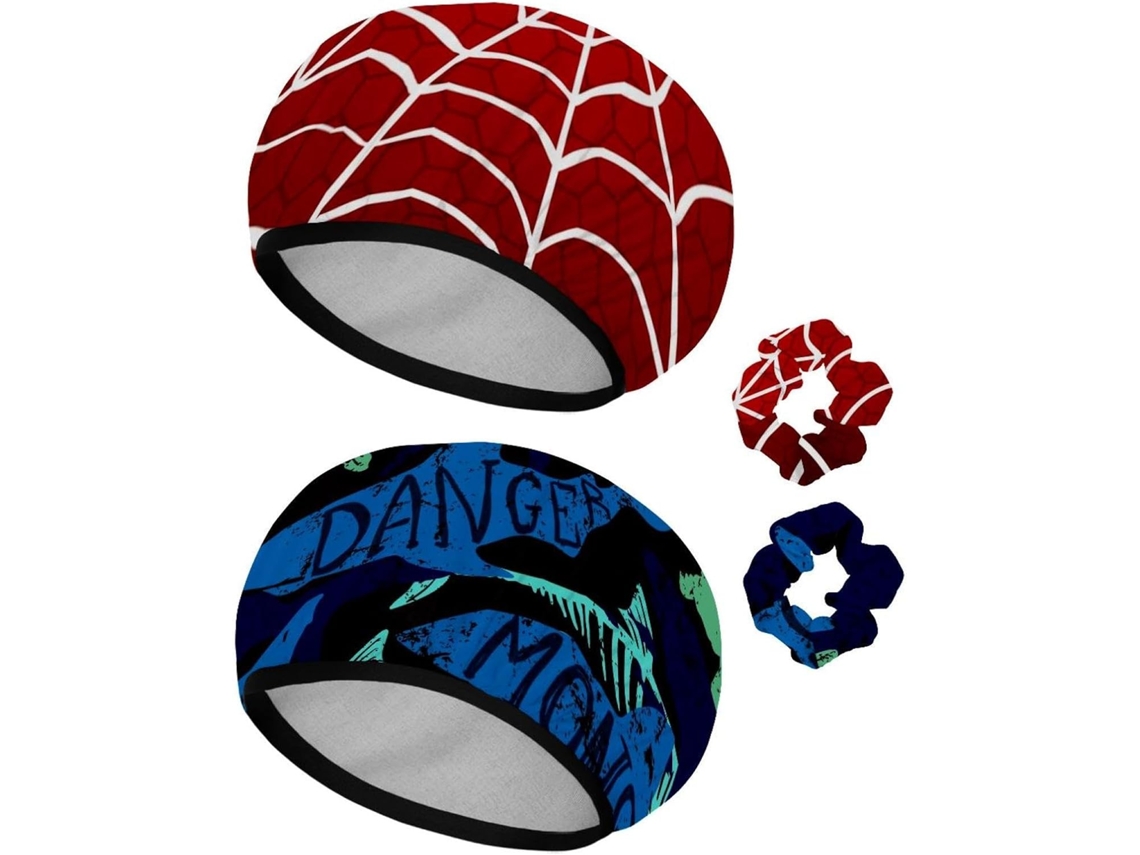 Conjunto De 2 Toucas Banho Reutilizáveis Com Elástico Para Cabelo, Touca De Banho Elástica Impermeável Para Cabelos