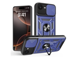 Capa Para Iphone 16e - Tampa Deslizante Para Câmera - Tpu Pc