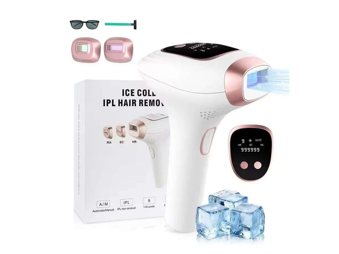 Aparelho Ipl Resfriamento Gelo 999900 Flashes Adaptável, Depilação Fria Indolor para Rosto. STELASPLEN