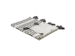 Manta Decorativa Beliani Unnao De Algodón Blanco 130x180x1
