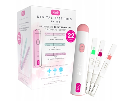 Advanced Pink Digital Fertility Tracker System Long Lasting Single Pack Hydrex