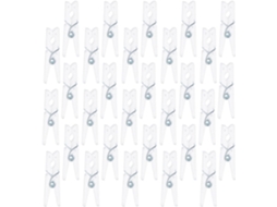 100-mini Clips De Plástico Transparente 3x0, 4cm, Clips Resistentes E Firmes Para Anotações Artesanato, Para Apoio