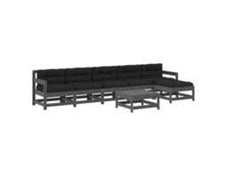 Garden Lounge Set, Garden Lounge Sets Vidaxl Cinzeto Madeira (n/a)