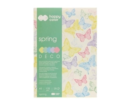 Bloco Decorativo A5, Primavera, 20 Folhas, Cor Alegre