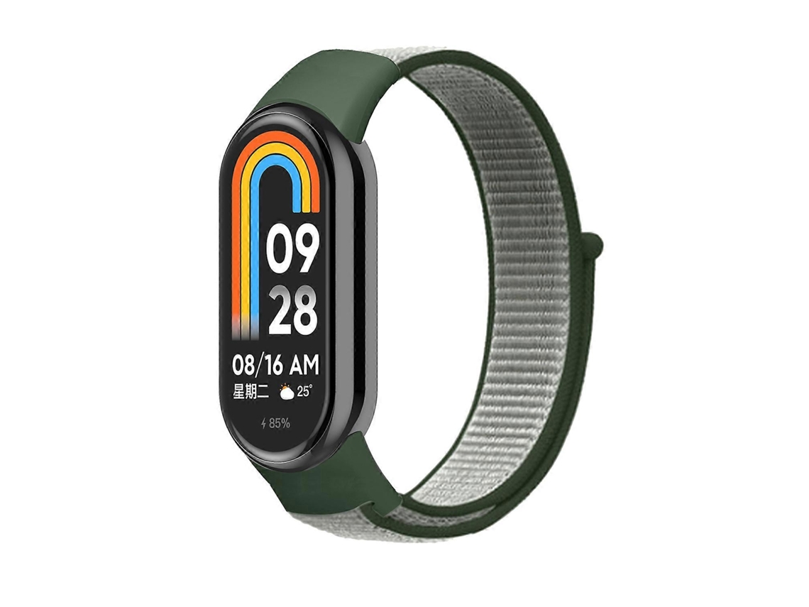 Pulseira De Nylon Com 8 Voltas Para Xiaomi Mi Band