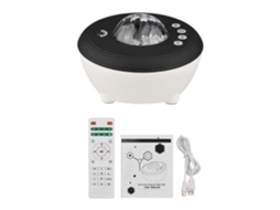 Projetor Multifuncional Northern Light Aurora Projetor De Luz Noturna Galaxy Projetor Bt Music Speaker Branco Yunzii