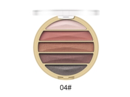 Polvo De Sombras De Ojos Mate Con Brillo 5 Colores - Herramienta De Maquillaje