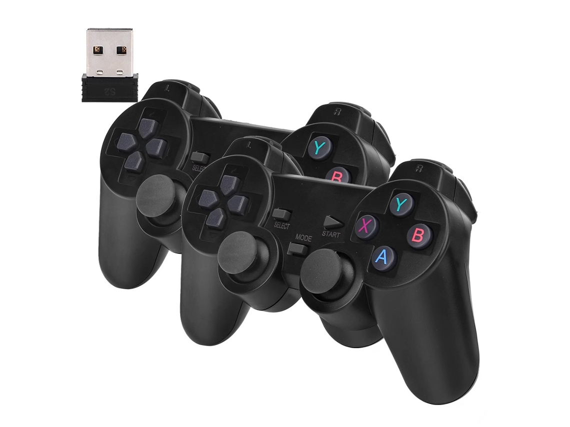 Brilvibera X2 Plus Familygd10 PS1 Open Source 3D Game Stick Video Game Console, Black