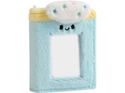 Álbum De Fotos Vicasky Em Peluche Bleu 3 Bolsas Pochettes Pvc Substituíveis Para Cartões De Proteção