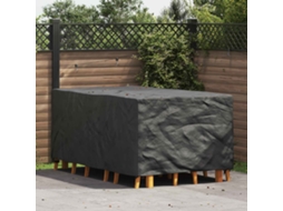 Vidaxl Capa Para Móveis Liso Preto 143 X 225 X 90 Cm 600d