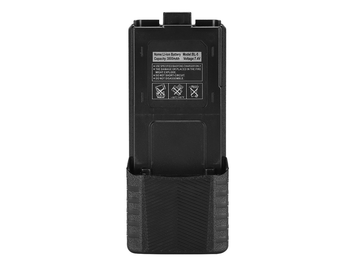 Aetheria bateria Estendida Bl 5l 3800mah Li ion Abs para Walkie Talkie Uv 5r Uv 5rx3 Rd 5r Uv 5x3