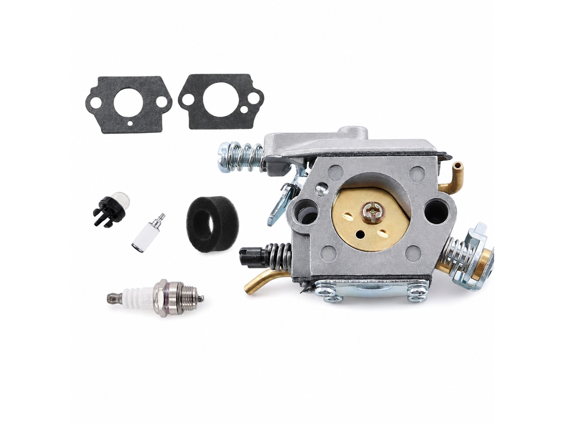 Kit De Carburador Compatível Com Roçadoras Husqvarna 235fr, 235r, 225e, 225l, 225rj E 227l