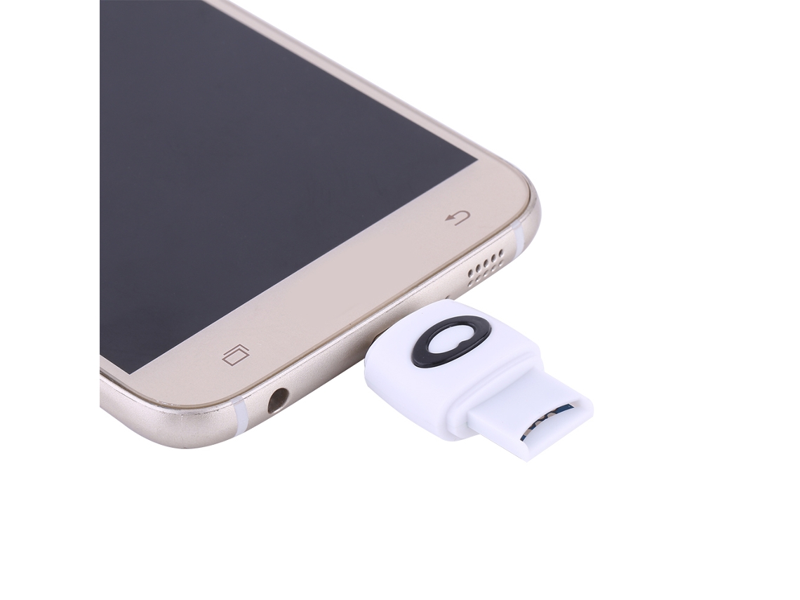 Adaptador Otg Mini Micro Usb 2.0 Leitor De Cartão Tf Para Pc E Telefone Android