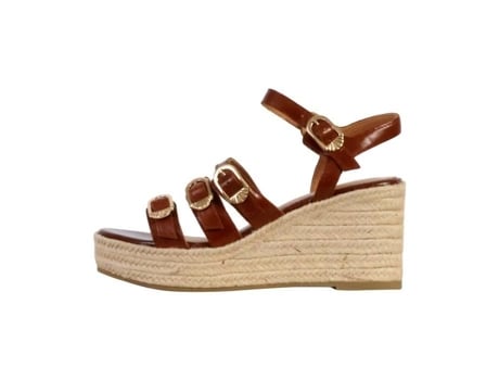 Sandálias Unissexo Emilie Karston Compensadas Talia Cognac Multicor (40)