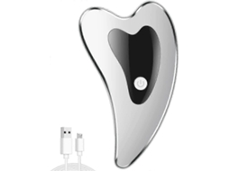 Massageador Facial Elétrico Gua Sha com Função de Vibração e Aquecimento. GOKOCO
