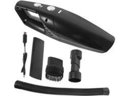 Aspirador de pó automotivo potente de 12V com tecnologia Semi-Fio e sucção para uso em superfícies secas e molhadas.