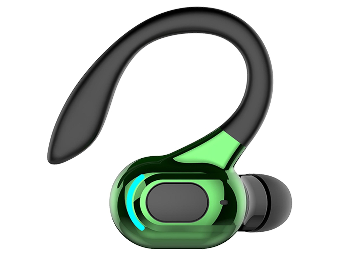 Kit Mãos-Livres  Opp Bag Single Ear Bluetooth  F8 Bluetooth 5.2 Business  Green