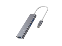 Unidade de DVD Externa com Leitor de Cartão SD, USB 3.0 e USB C AQUAFORGE