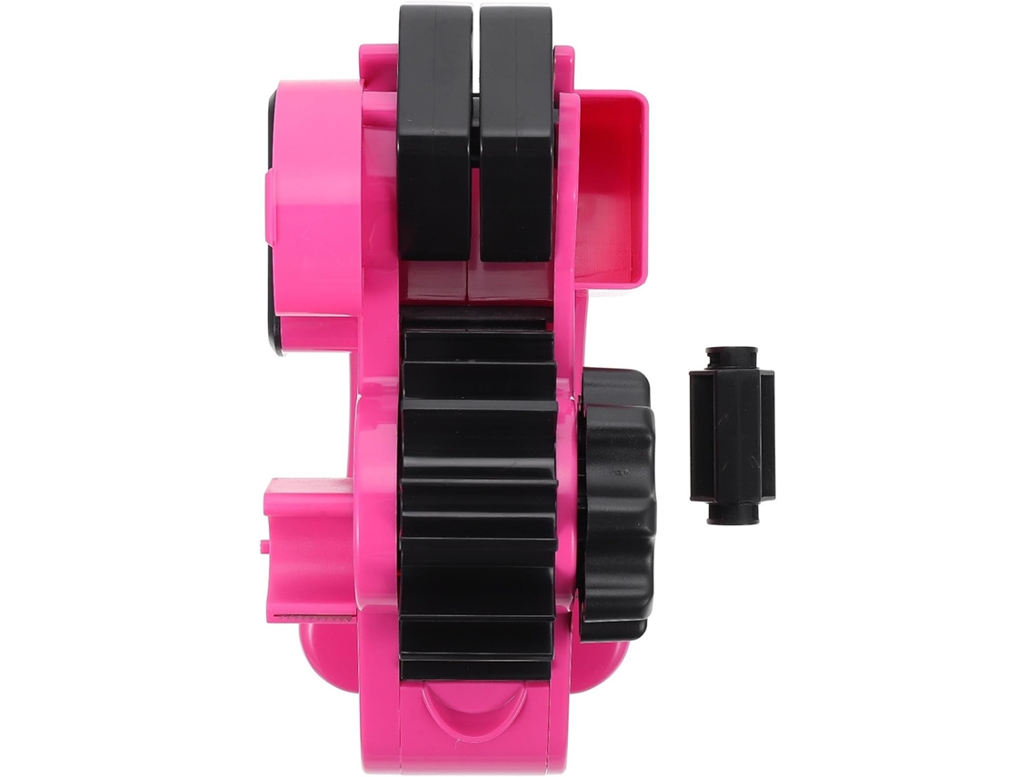 Dispensador De Fita Térmica Rosa Happyyami, 1-conjunto, Abs E Aço Inoxidável Com Bordas Lisas Sem Rebarbas, Ideal Para