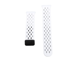 Banda De Relógio De Silicone Para Galaxy Fit 3 Pulseira De Reposição Com Design Poroso E Liberação Rápida Branca