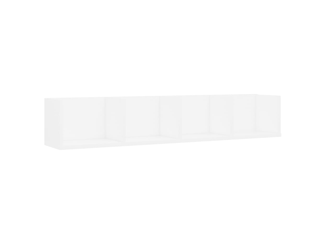 Wall Shelf, Wall Shelves Vidaxl Branco Madeira Processada (n/a)