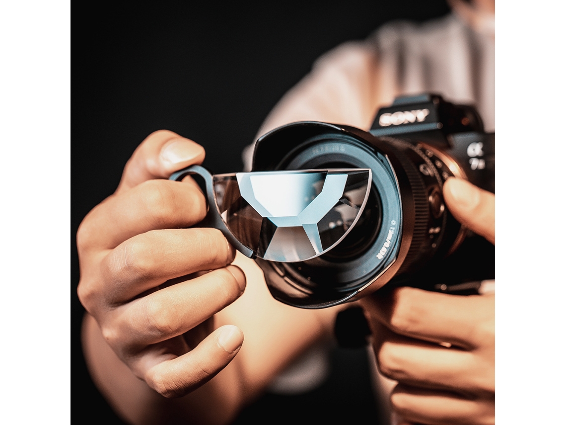 Filtro de Efecto Caleidoscopio, Semicírculo 79 mm, para Cámaras Réflex con S/MARCA